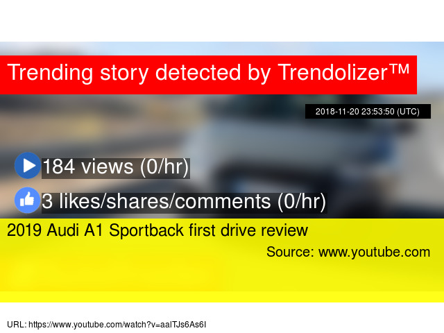 2019 Audi A1 Sportback First Drive Review