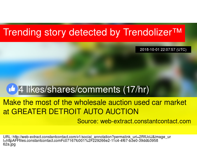 Greater Detroit Auto Auction >> Make The Most Of The Wholesale Auction Used Car Market At Greater Greater Detroit Auto Auction >> Make The Most Of The Wholesale Auction Used Car Market At Greater